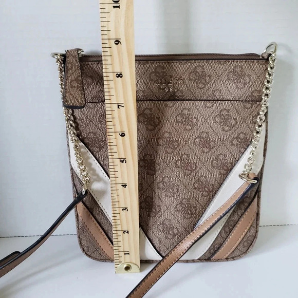 Guess Slater  Brown Mini Womans Crossbody Bag. - Picture 10 of 10